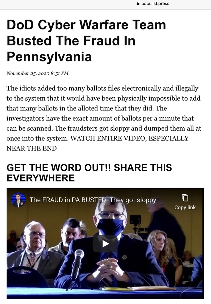THE VOTER FRAUD IS BUSTING WIDE OPEN!  ‼️‼️‼️‼️‼️‼️‼️‼️😊‼️😊‼️ SHARE THIS EVERYWHERE!  We must get it out there for everyone to know! https://youtu.be/kZg6CrxenoM 