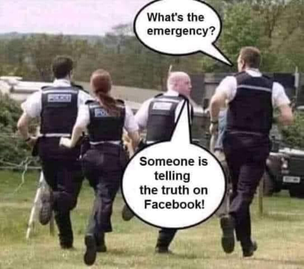 Facebook Police Meme