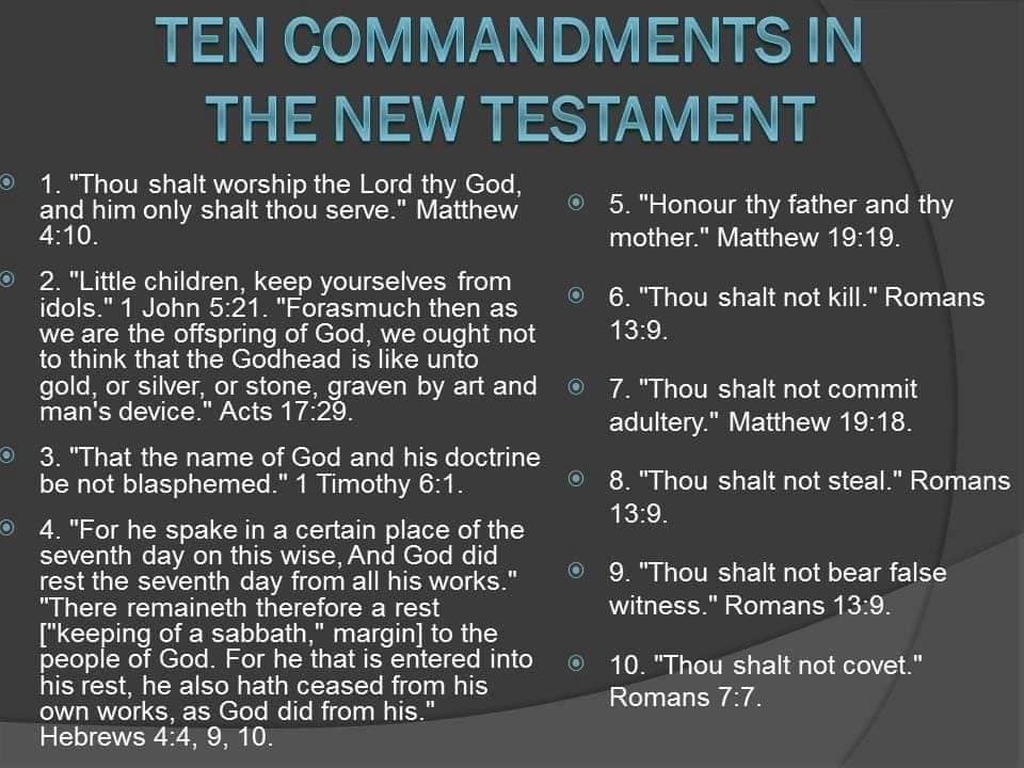 AI caption: ten commandments in the new testament, black and white