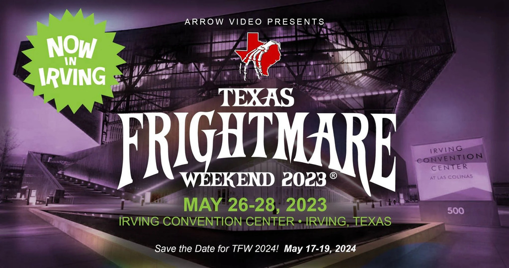 AI caption: texas frightmare weekender 2020, poster