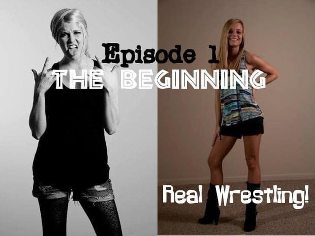 AI caption: episode 1 the beginning real wrestling, a portrait