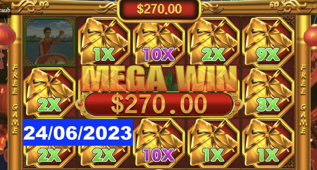 AI caption: a slot machine with a jackpot and a gold coin, a casino game