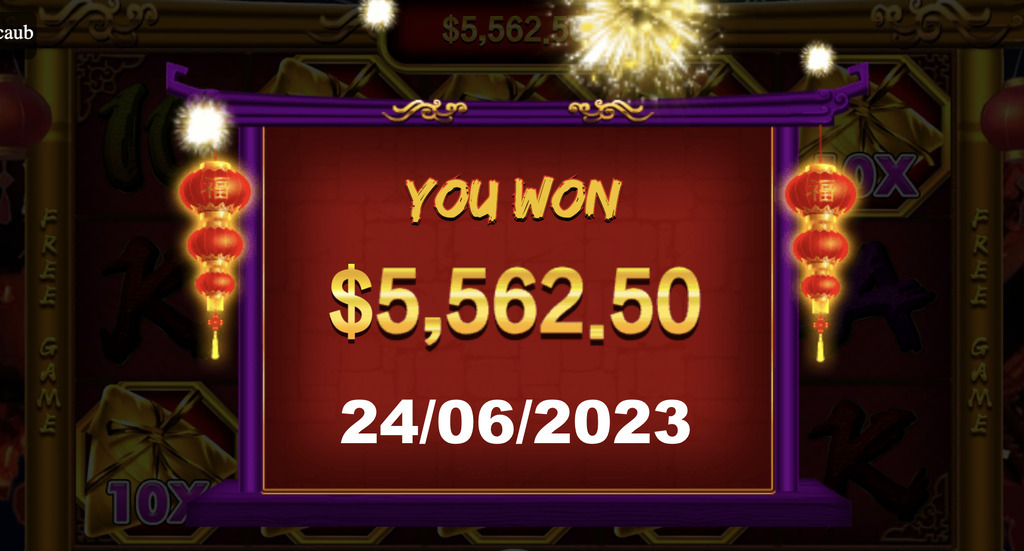 AI caption: a slot machine with a sign that says you won, a casino game