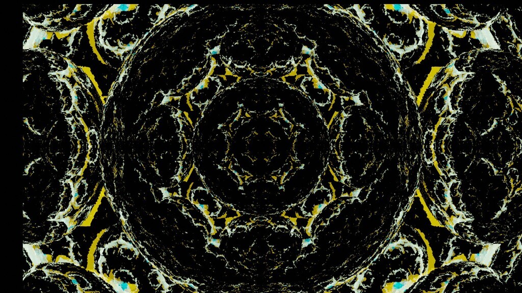 AI caption: a black and yellow marble pattern, abstract