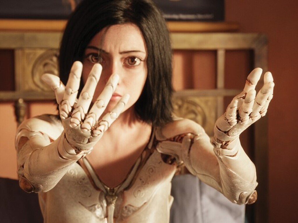 Alita is going to go through several bodis in the course of the movie. Talk about paying her dues.